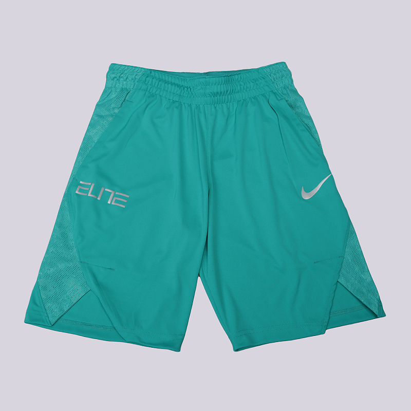 женские бирюзовые шорты Nike Dry Elite Women's Basketball Shorts 855297-311 - цена, описание, фото 1